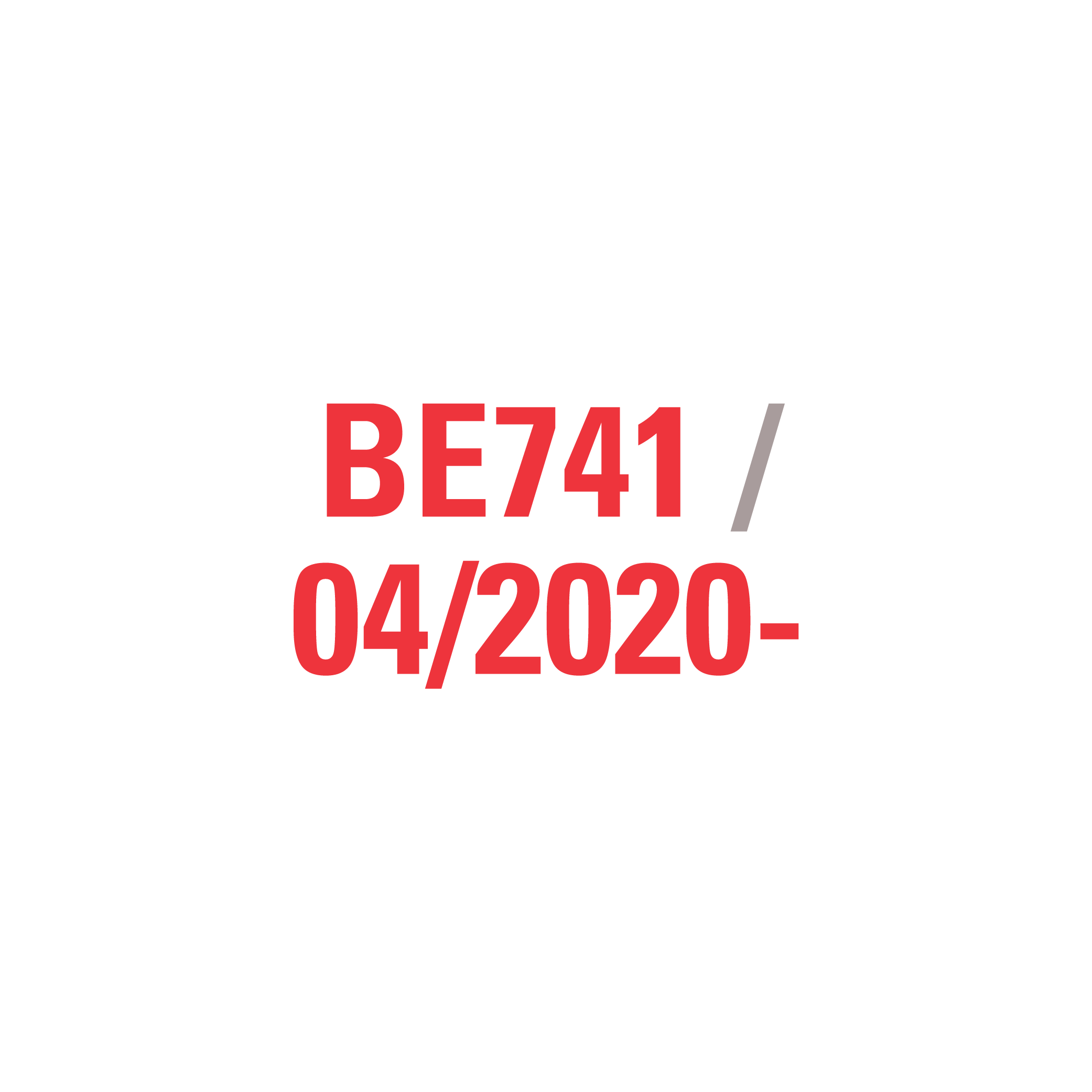 BE741 04/2020-